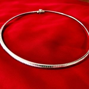 18" Vintage silver necklace